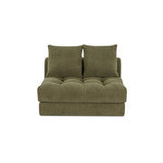 Davie - Slipper Chair - Olive Green
