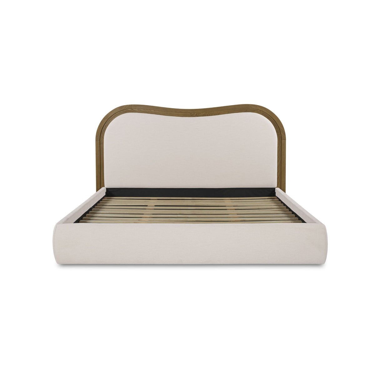 Camilla - King Bed - Oat / White / Beige