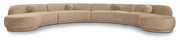 Avra - 189" Velvet Performance Fabric Upholstered Sectional
