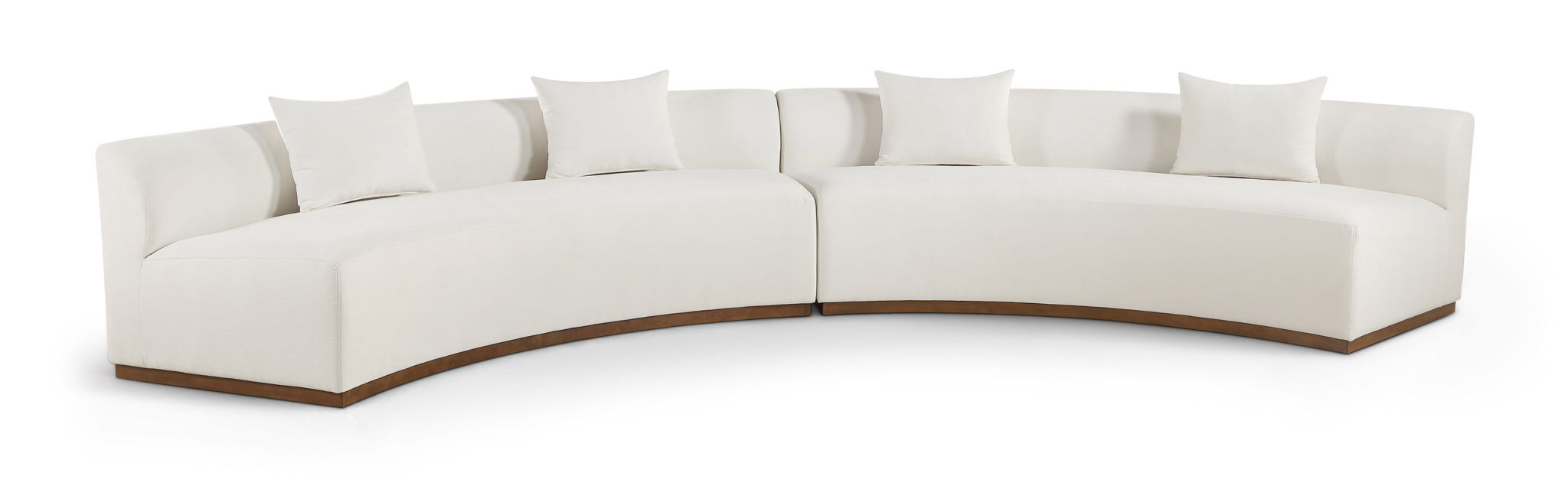 Avanti - 182.5" Chenille Fabric Upholstered 2 Piece Modular Sectional