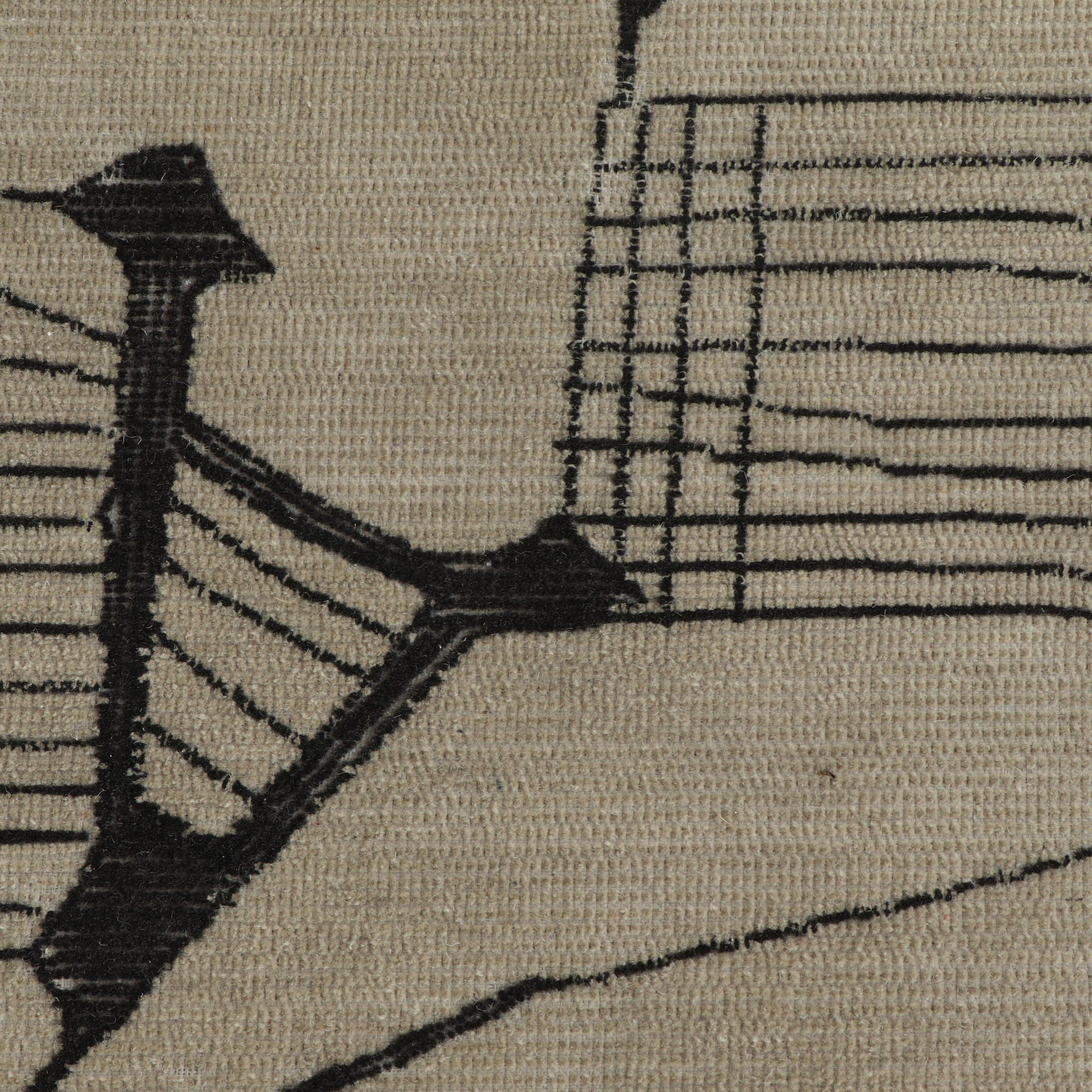 Mezzo - 5' x 8' Hand Tufted Wool Area Rug - Natural