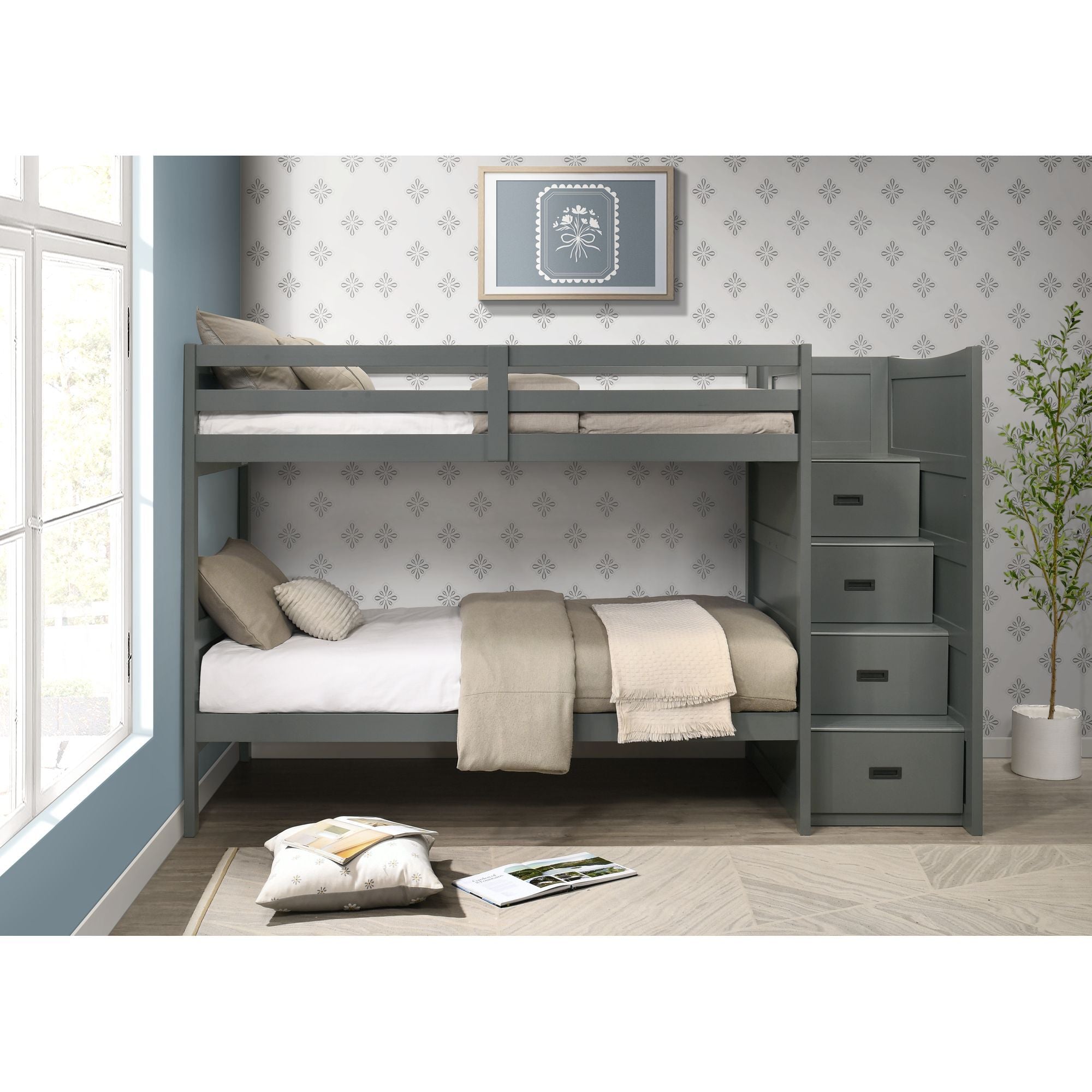 Sami - Step Bunk With Right Headboard