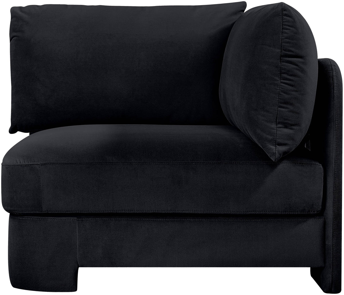 Hammond - Velvet Performance Fabric Upholstered Corner Chair