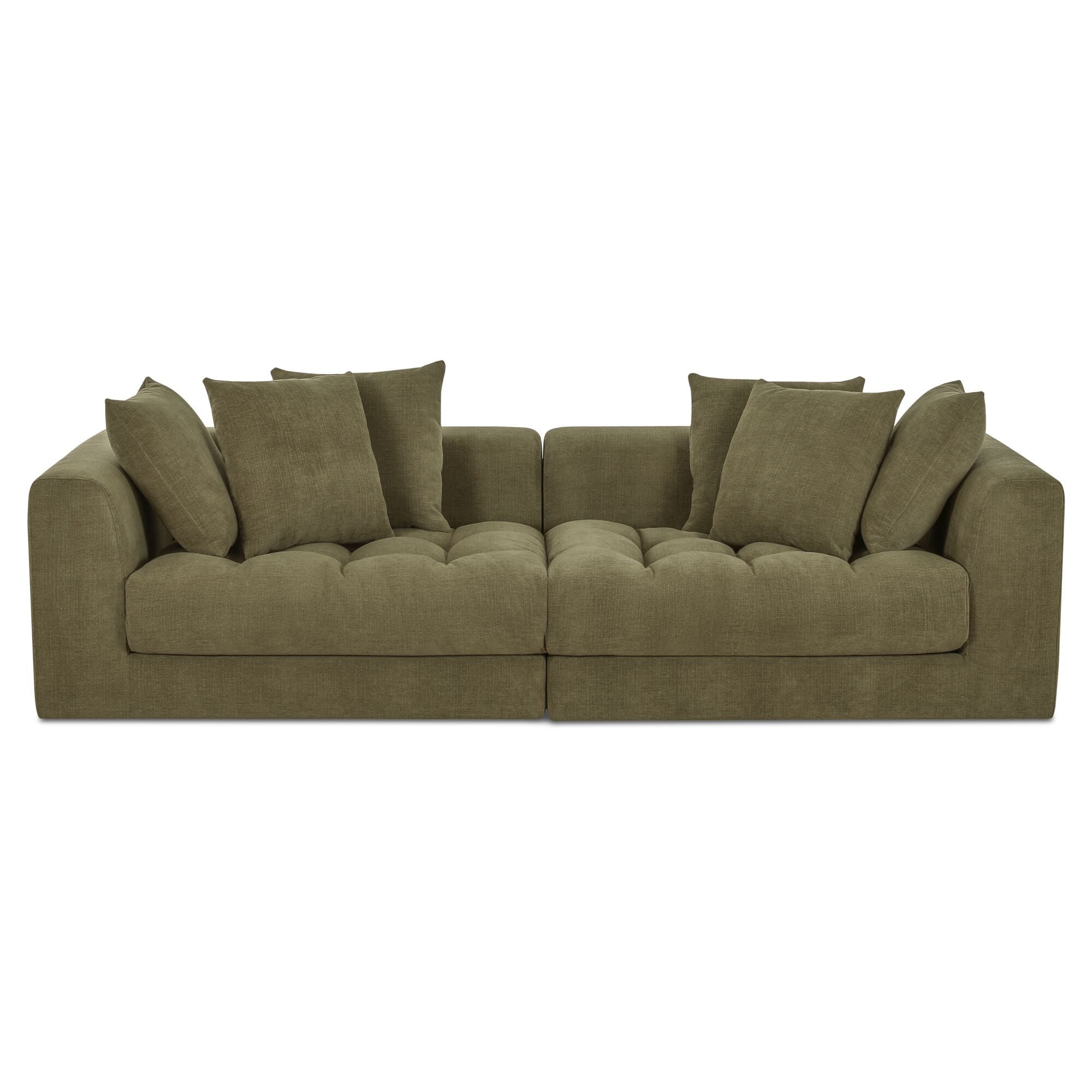 Davie - Modular Sofa - Olive