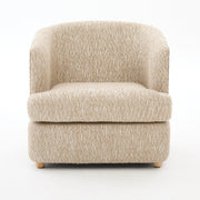 Arm Lounge Chair With Removable Seat Cushion - Light Brown