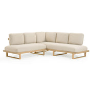 Evan - Outdoor L-Sectional - Cream
