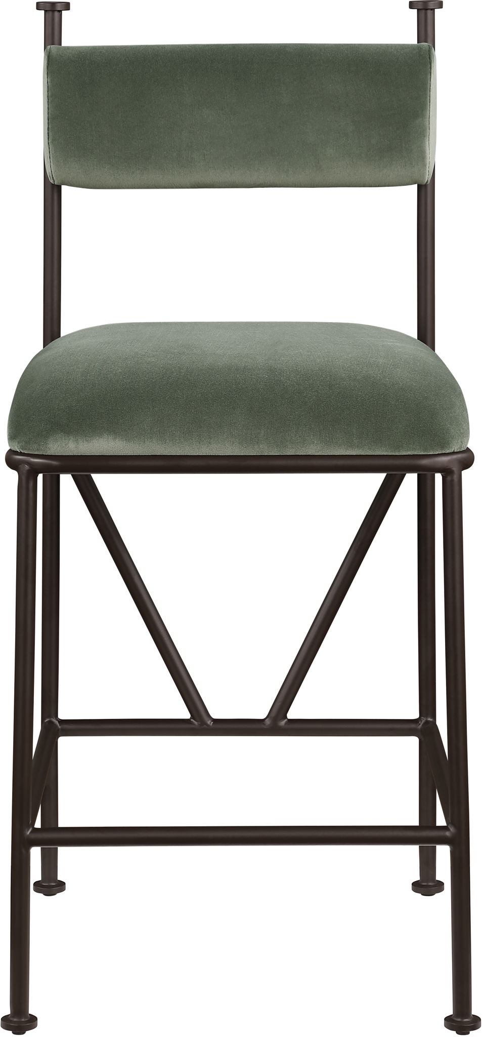 Monarch - Velvet Counter Stool (Set of 2)
