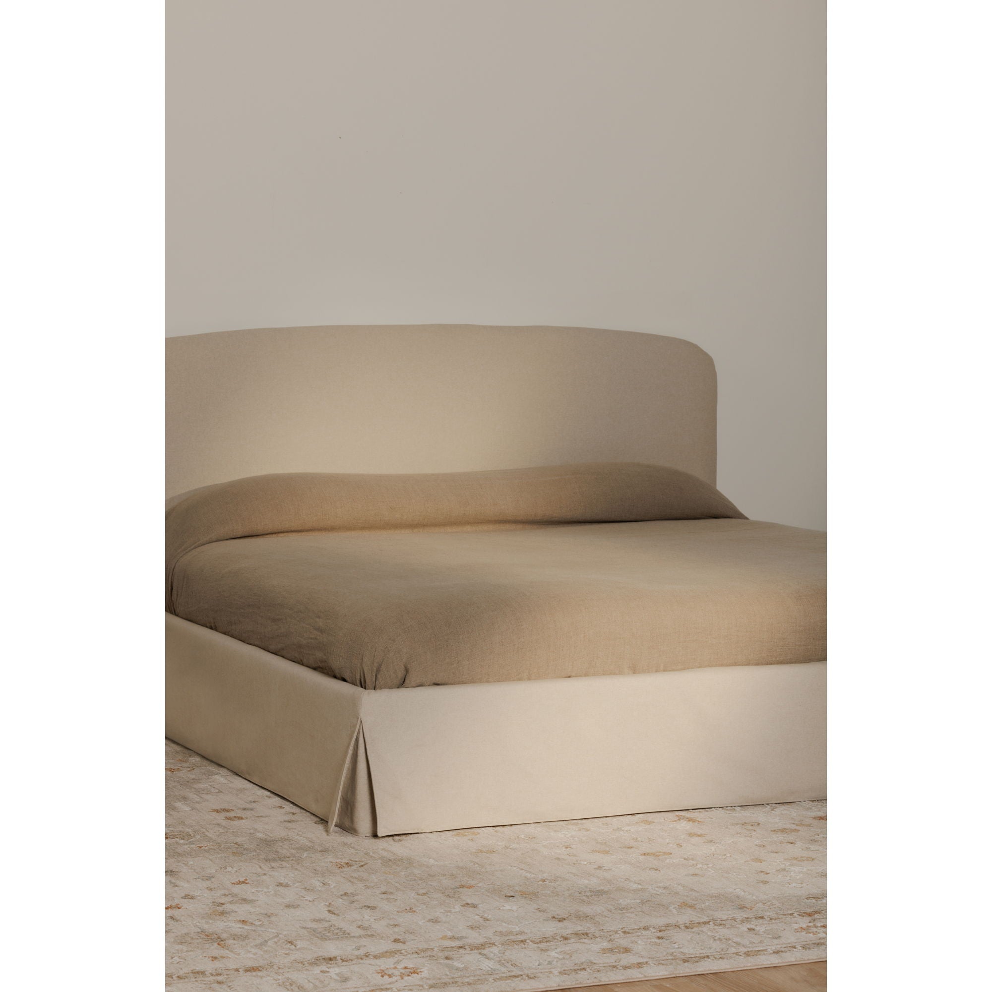 Joan - King Storage Bed - Cream