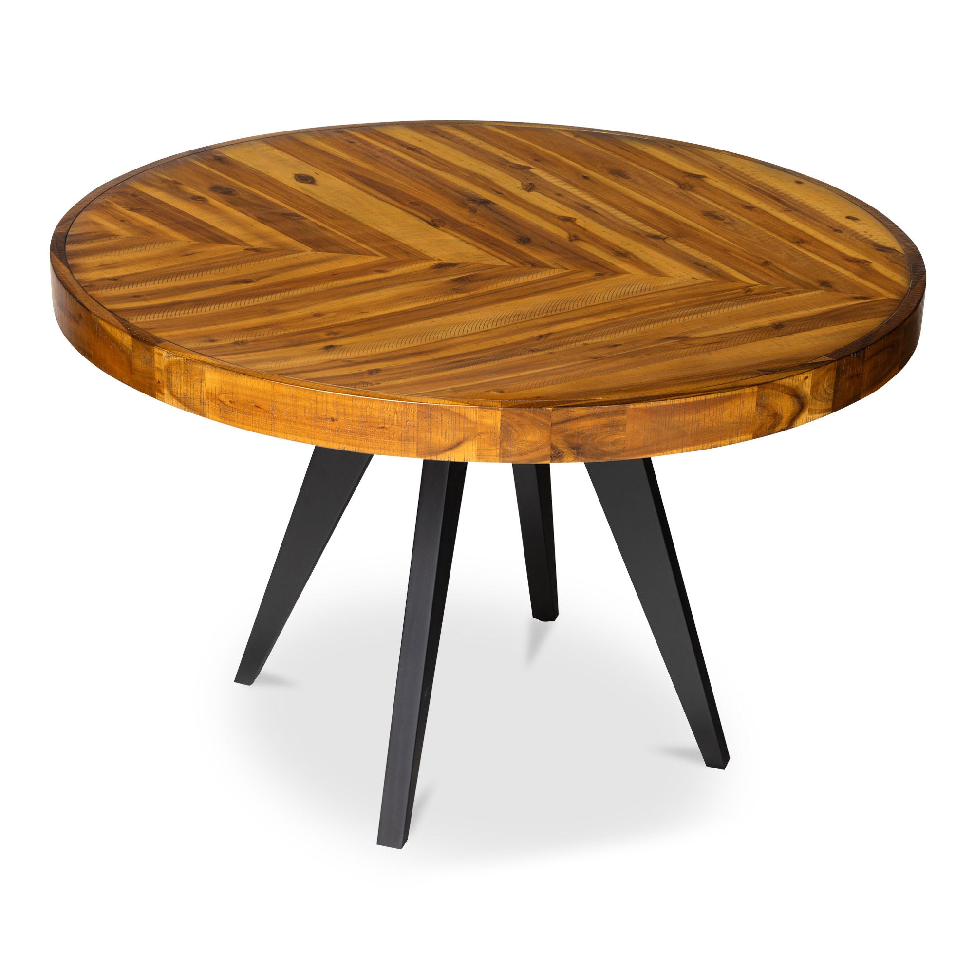 Parq - 48" Round Dining Table - Amber