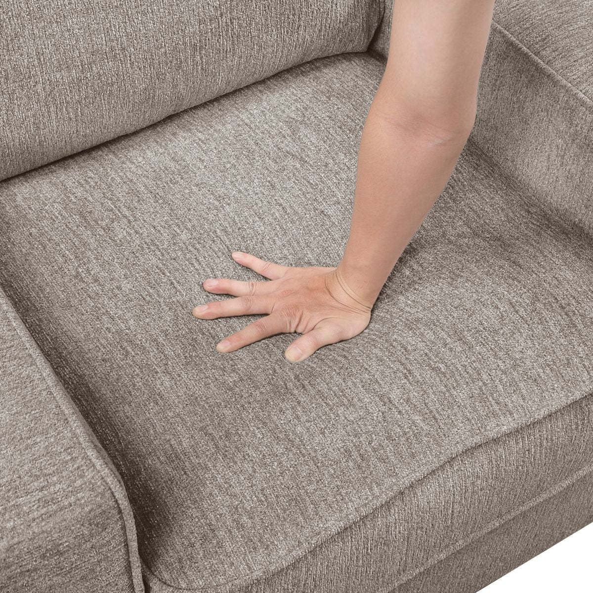 Frances - Loveseat - Taupe