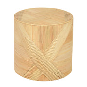 Matea - Rattan Cross Side Table - Natural