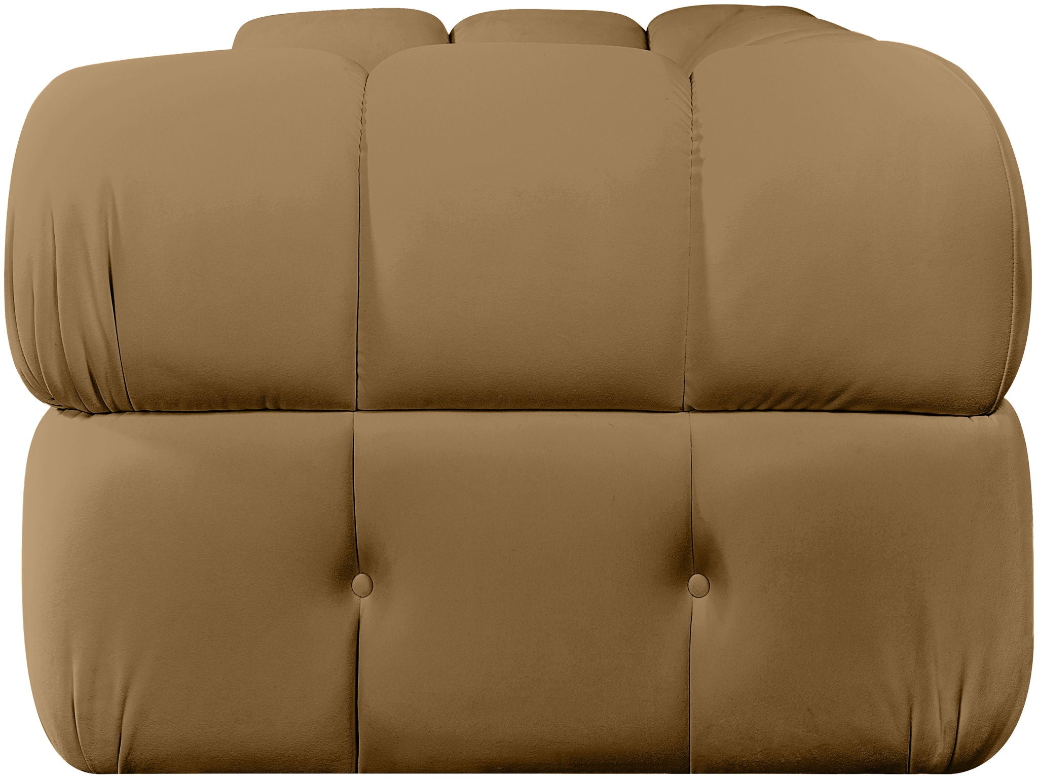 Orin - Velvet Performance Fabric Upholstered 2 Piece Modular Sofa (2 Corner Chairs)