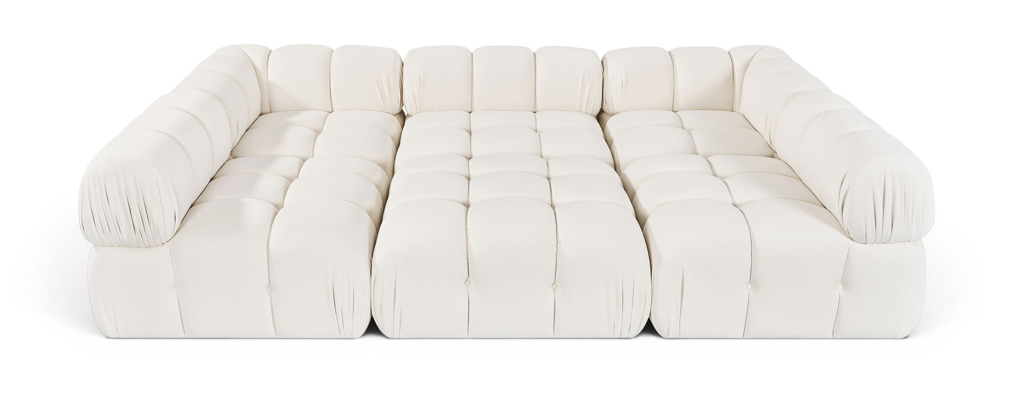 Orin - Velvet 6 Piece Modular Sectional