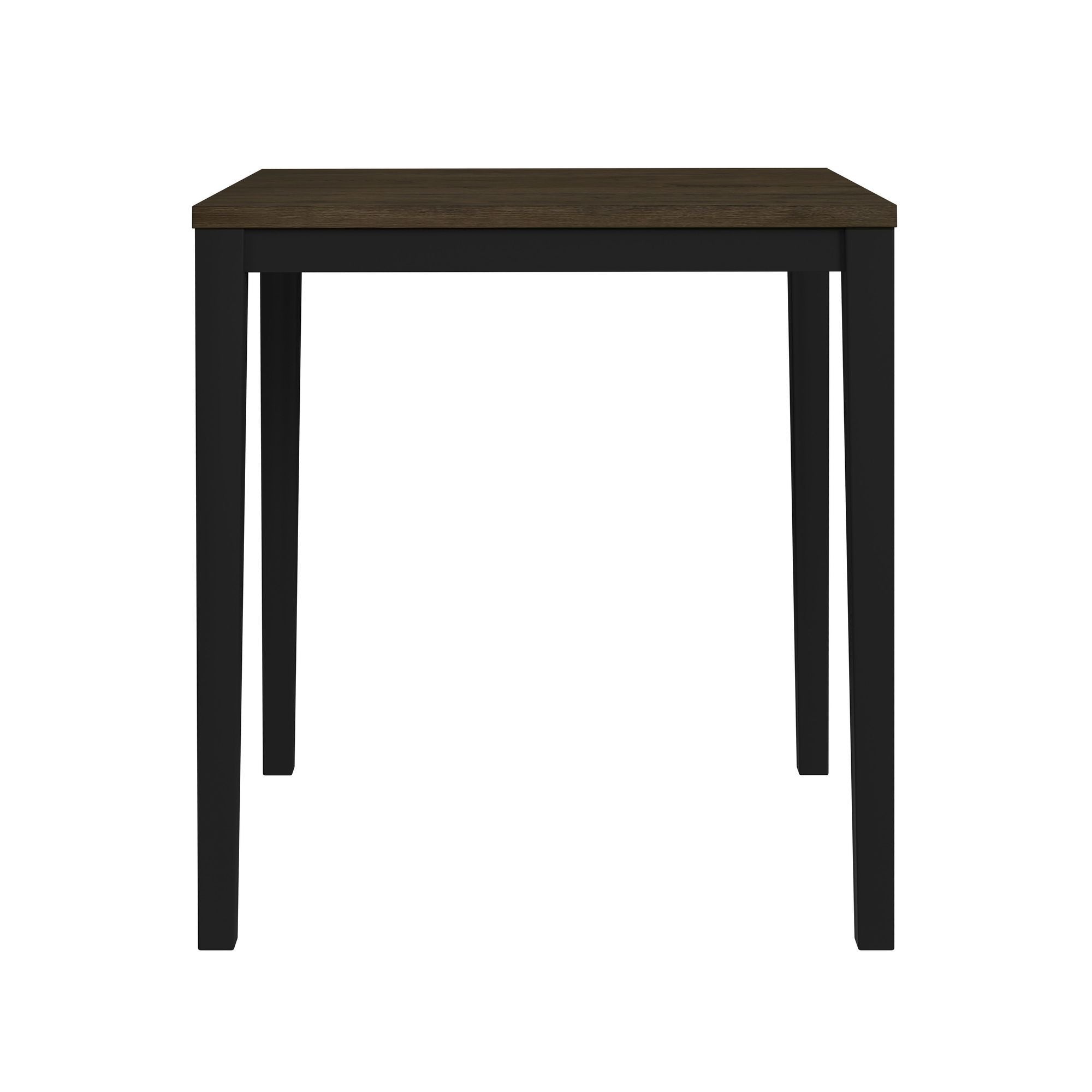 Tulane - 5 Piece Dining Set (Counter Table & 4 Counter Chairs) - Oak & Black