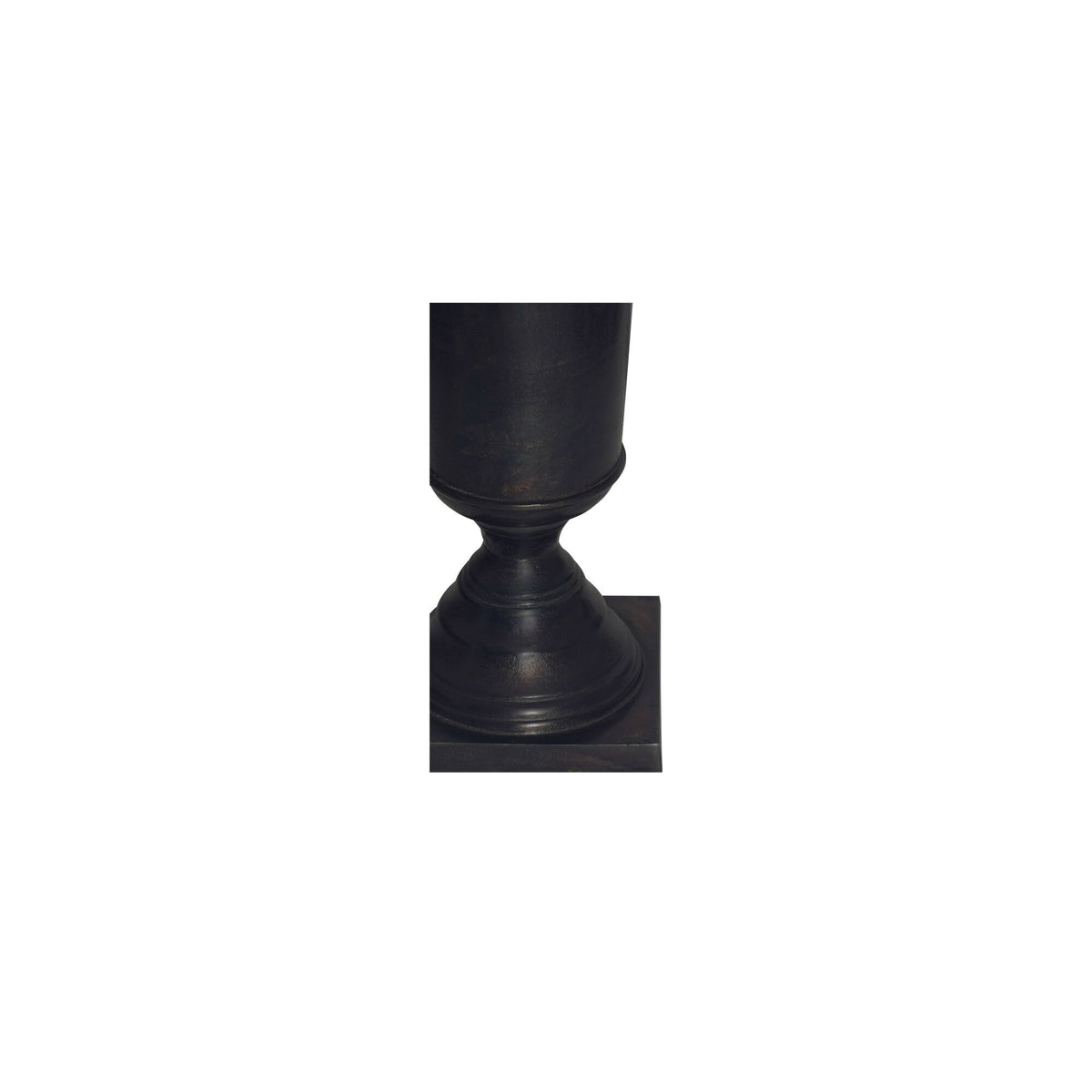 Cassia - Cast Aluminum Vase - Black