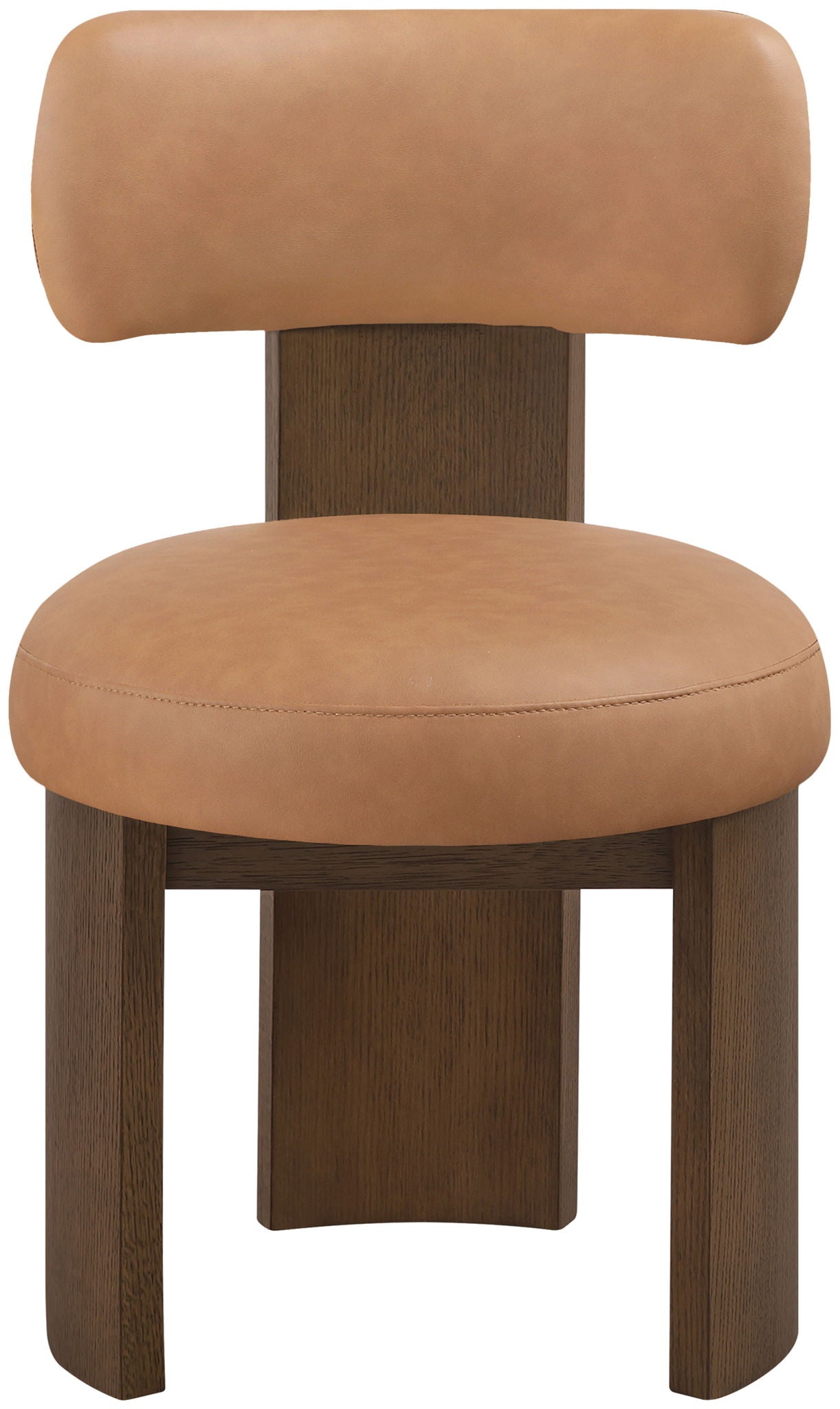 Atelier - Vegan Leather Upholstered Dining Chair (Set of 2) - Painted Brown Frame