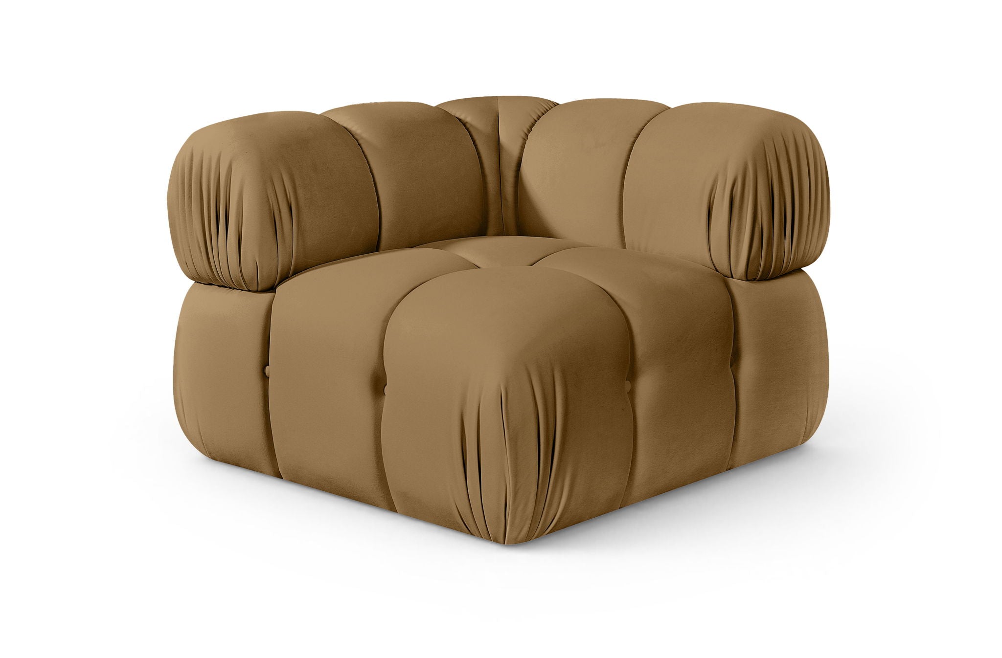 Orin - Velvet Performance Fabric Upholstered Modular Corner Chair