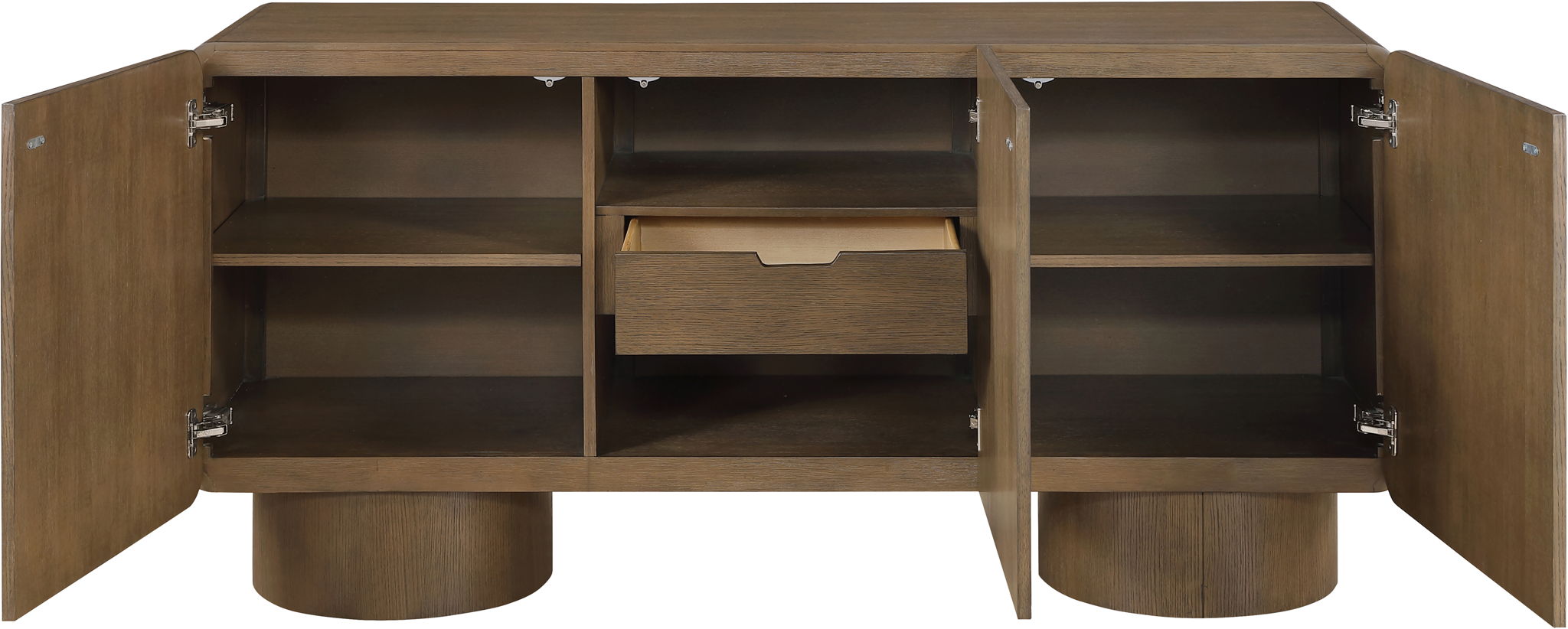 Adagio - Solid Wood And Oak Veneer Sideboard / Buffet