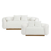 Novella - Sofa & Loveseat - White