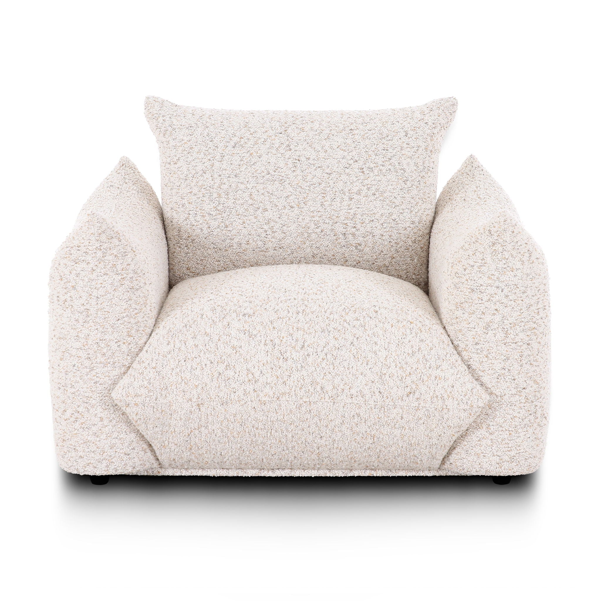 Saint Tropez - Nubby Fabric Armchair - Sand