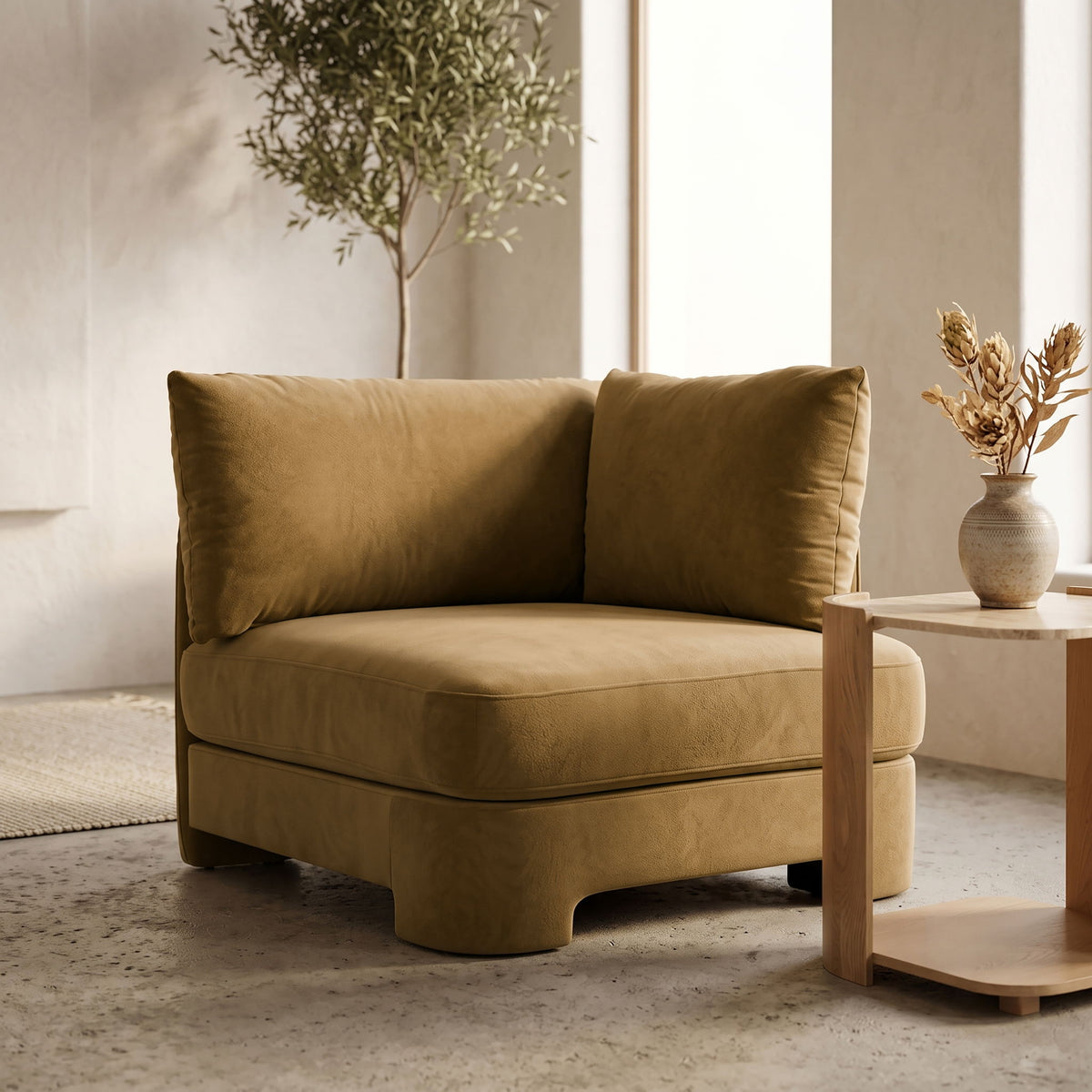 Hammond - Velvet Performance Fabric Upholstered Chair