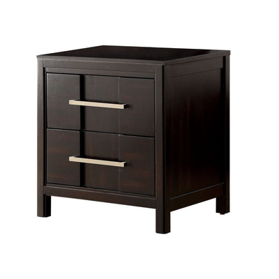 Nightstand With 2 Drawers Design