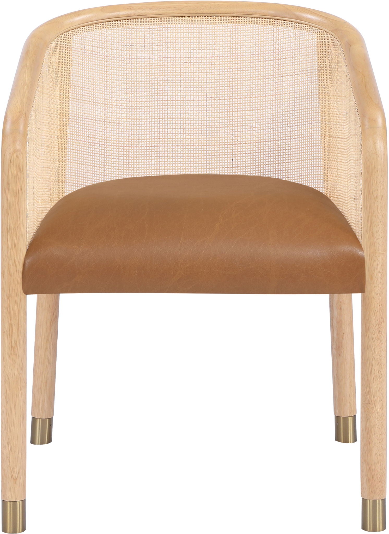 Sylvan - Vegan Leather Dining Chair (Set of 2) - Natural Frame