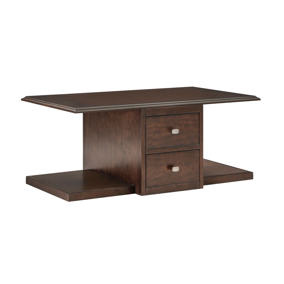 Claremore - Cocktail Table With Two Ottomans - Beige