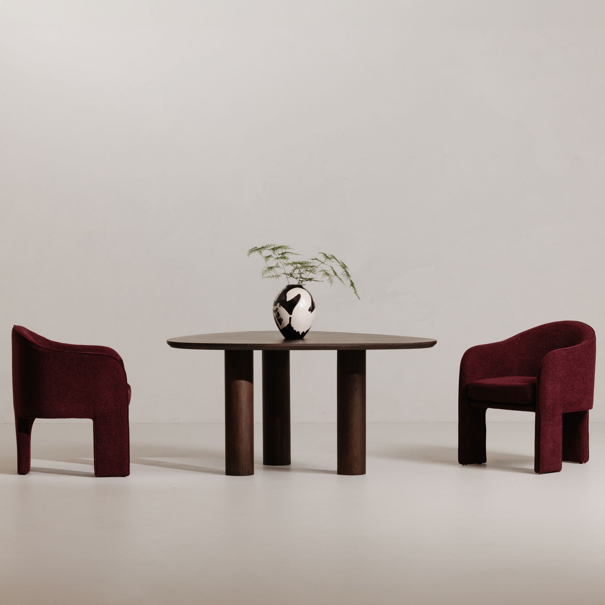 Clara - Performance Fabric Dining Chair - Plum