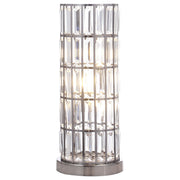 Emilian - Table Lamp With Crystal Shade - Black