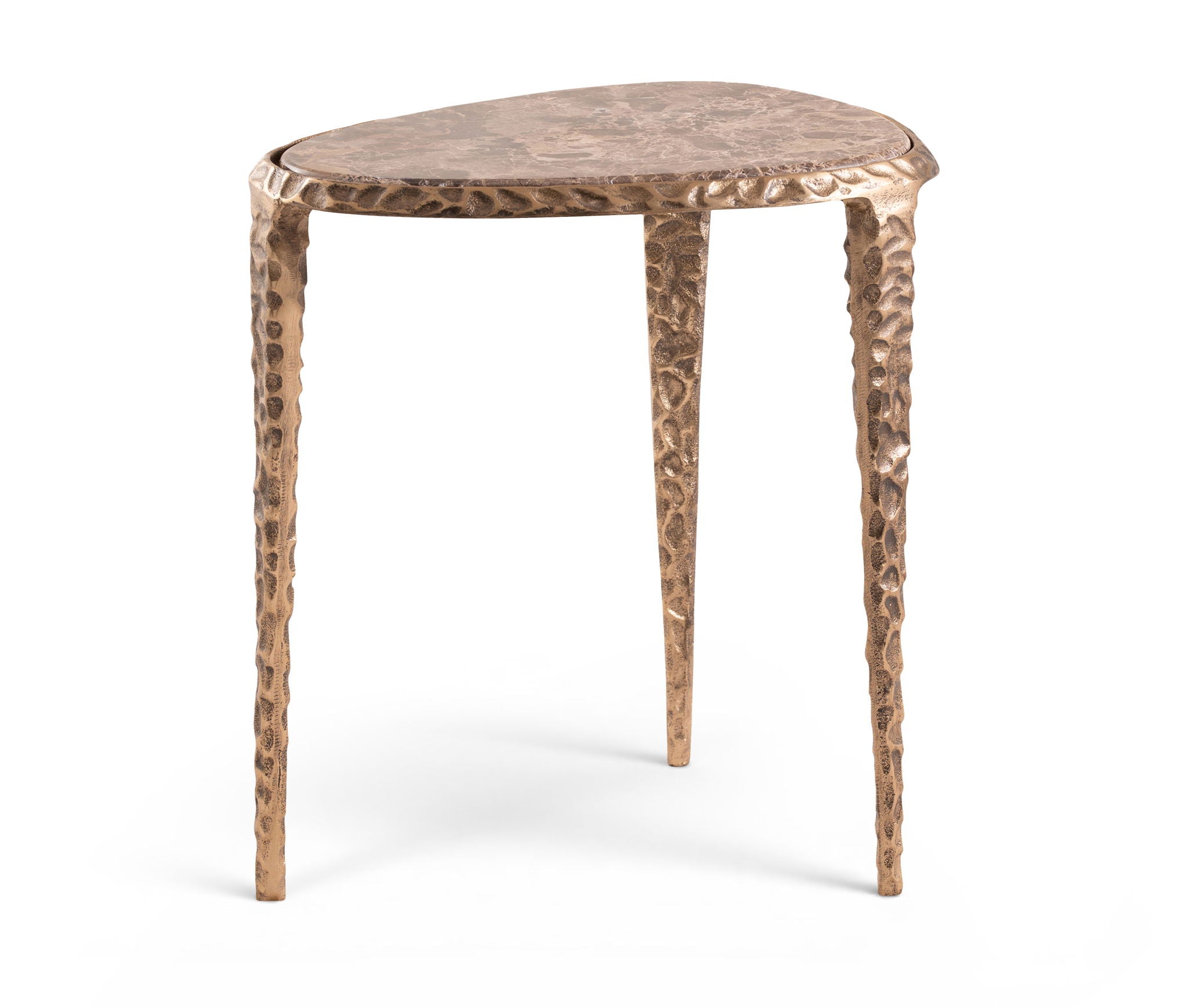 Gild - Aluminum Base And Genuine Marble Top Table