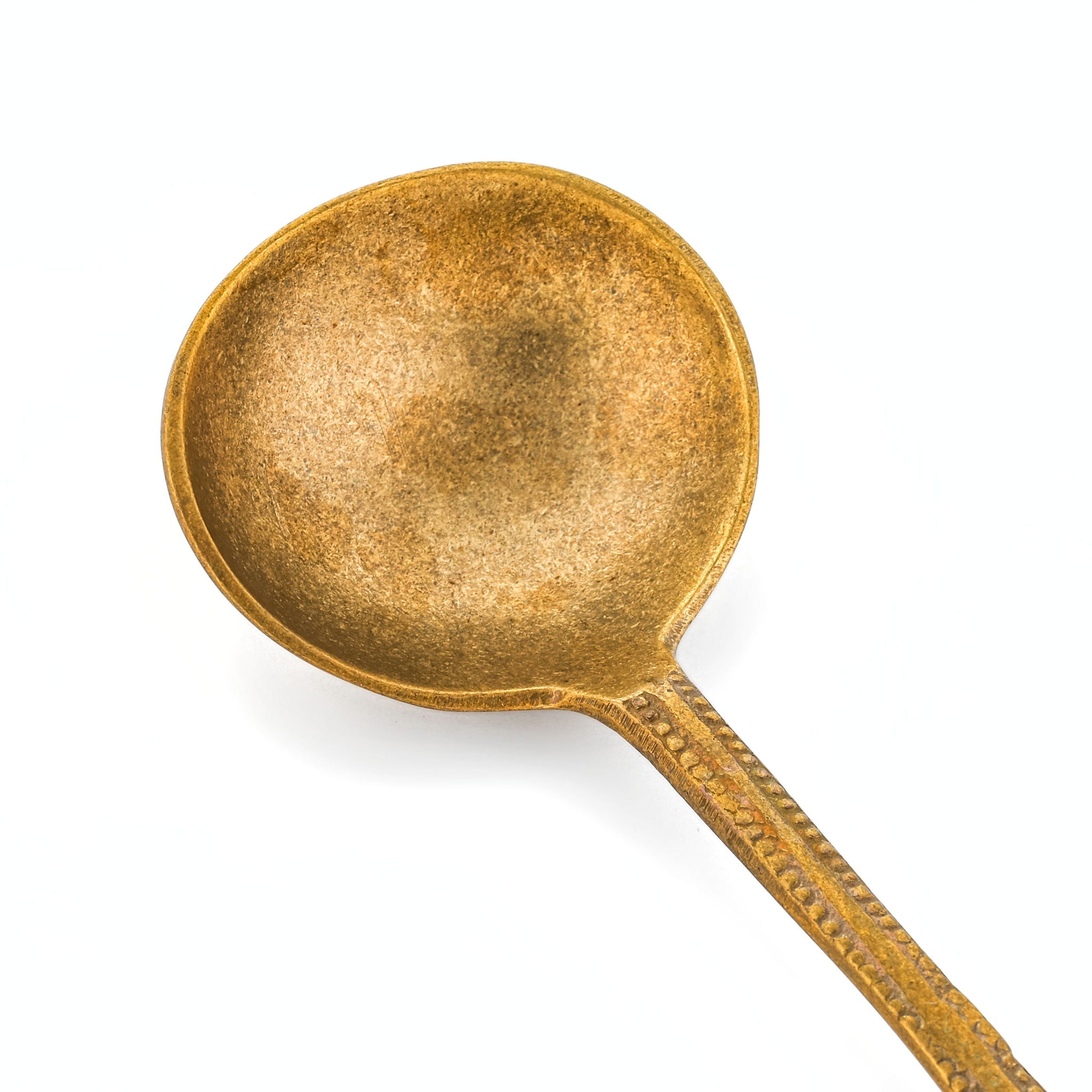 Anuja - Large Serving Spoon - Brass
