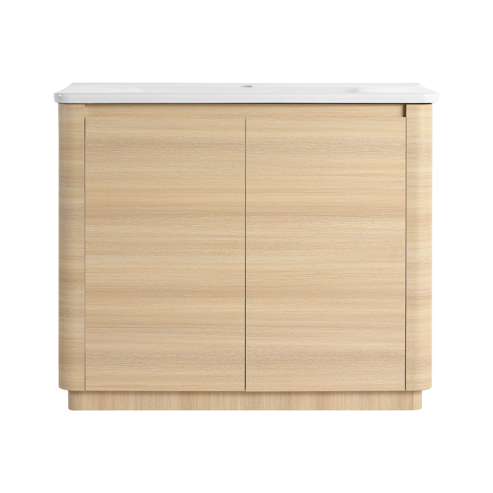 Freestanding Bathroom Vanity With Sink & 2 Soft Close Doors