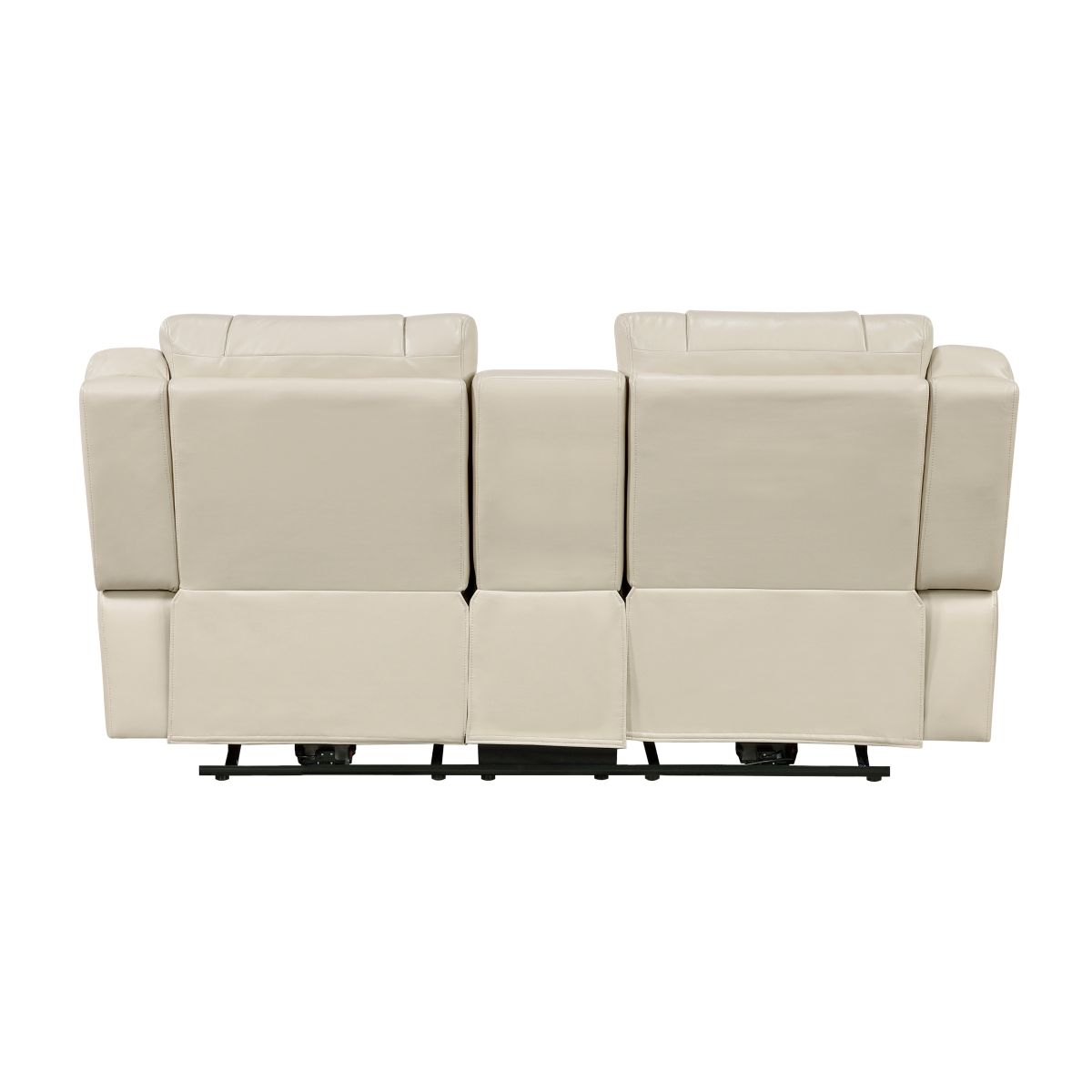 Huron - Power Double Reclining Loveseat With Center Console, Wireless Speakers, LED And Charging Ports