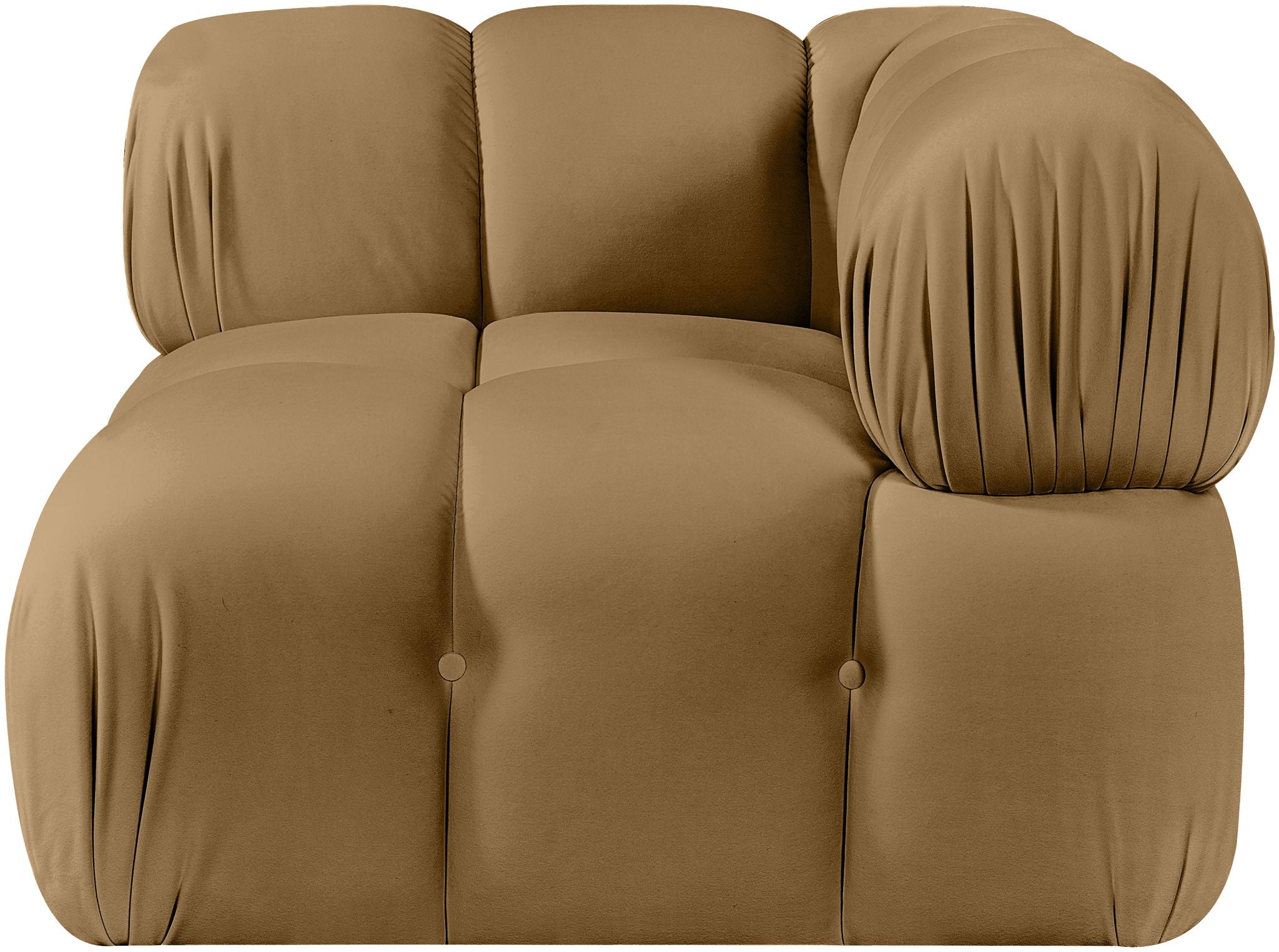 Orin - Velvet Performance Fabric Upholstered Modular Corner Chair