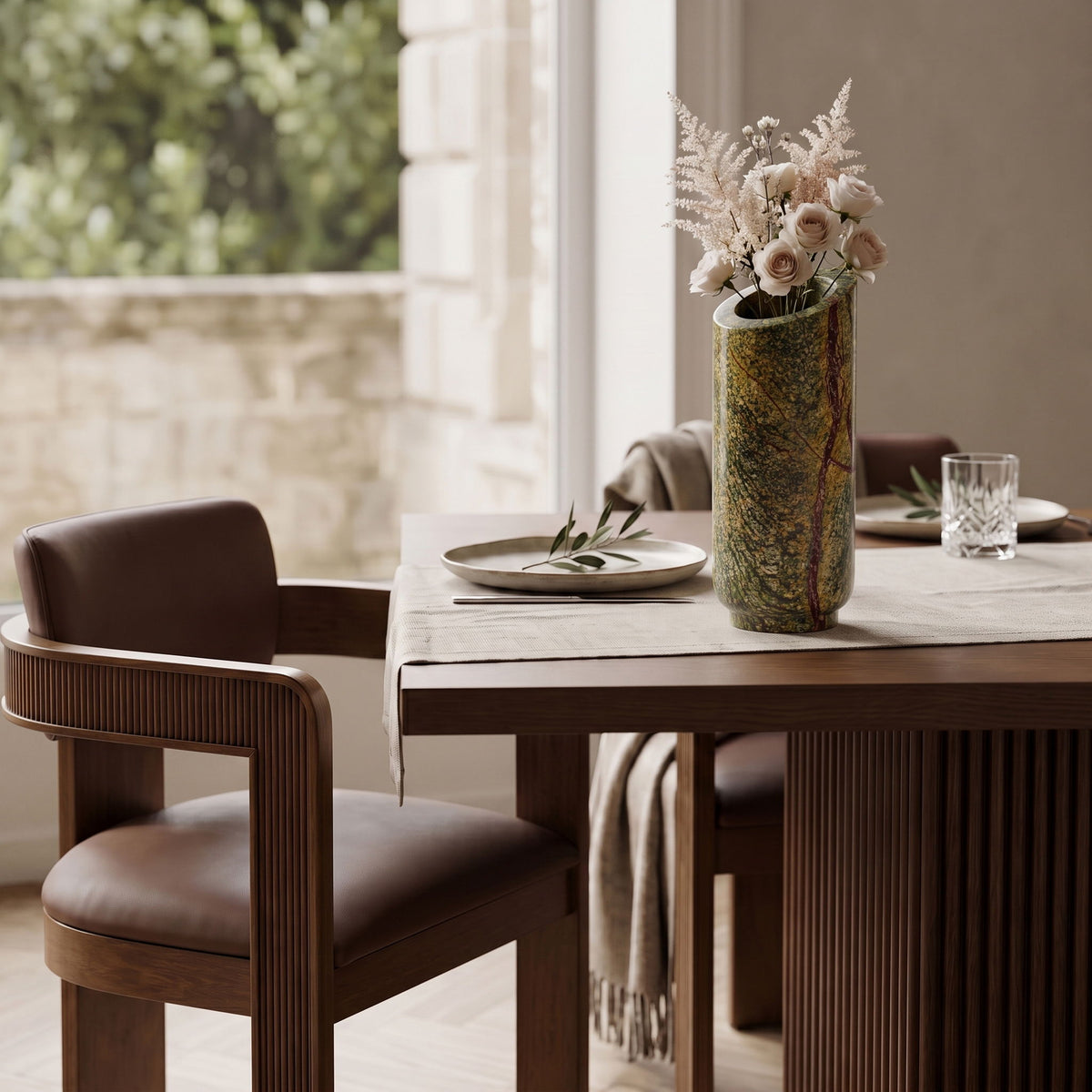 Lochlan - Genuine Marble Vase