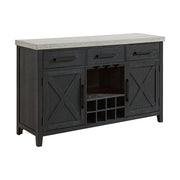 Axel - Server - Light Gray / Espresso