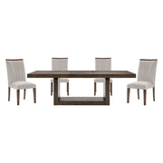 Brookings - 5 Piece Set (Table & 4 Side Chairs) - Brown