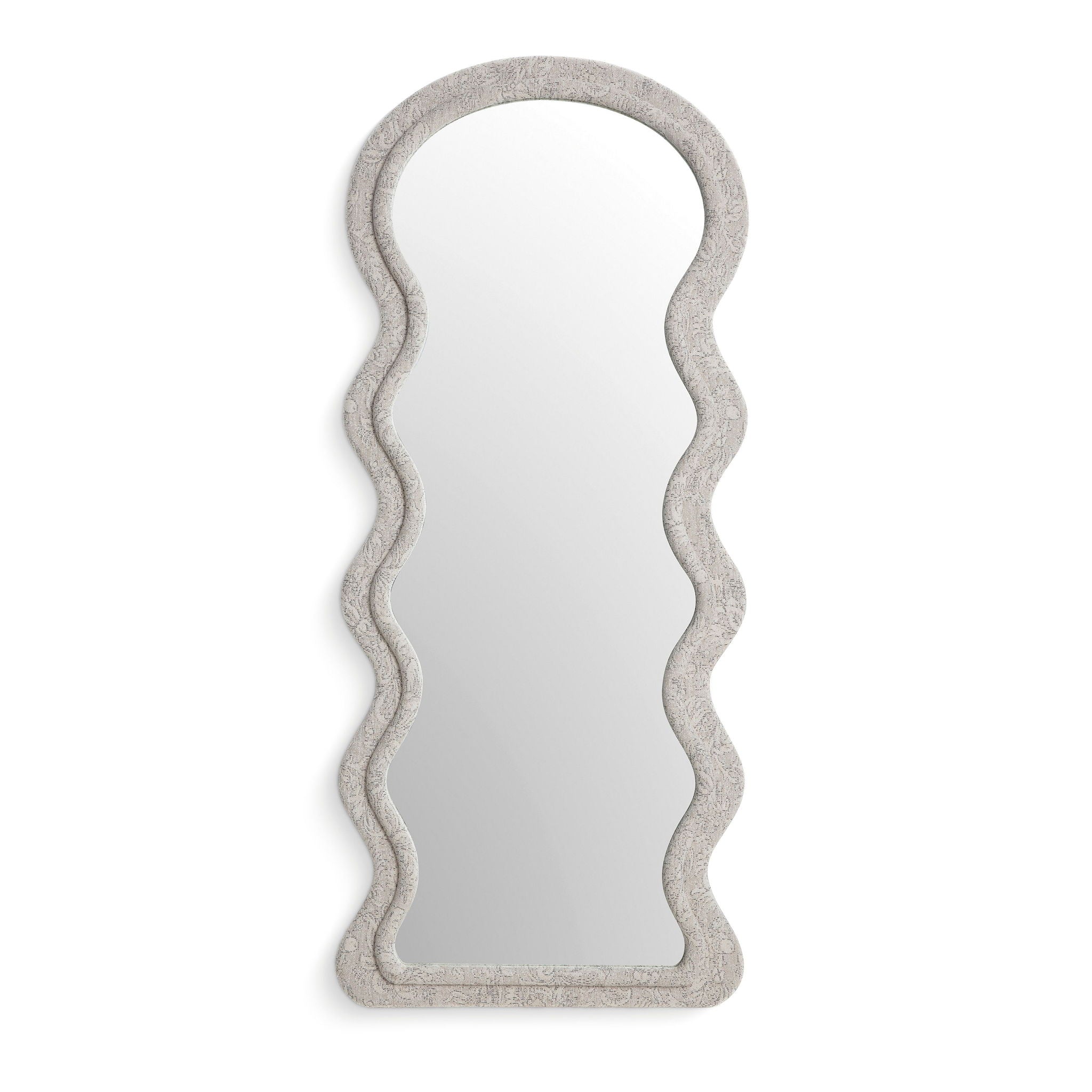 Rhodes - Velvet Floor Mirror