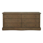Clarence - 6 Drawer Dresser - Warm Brown