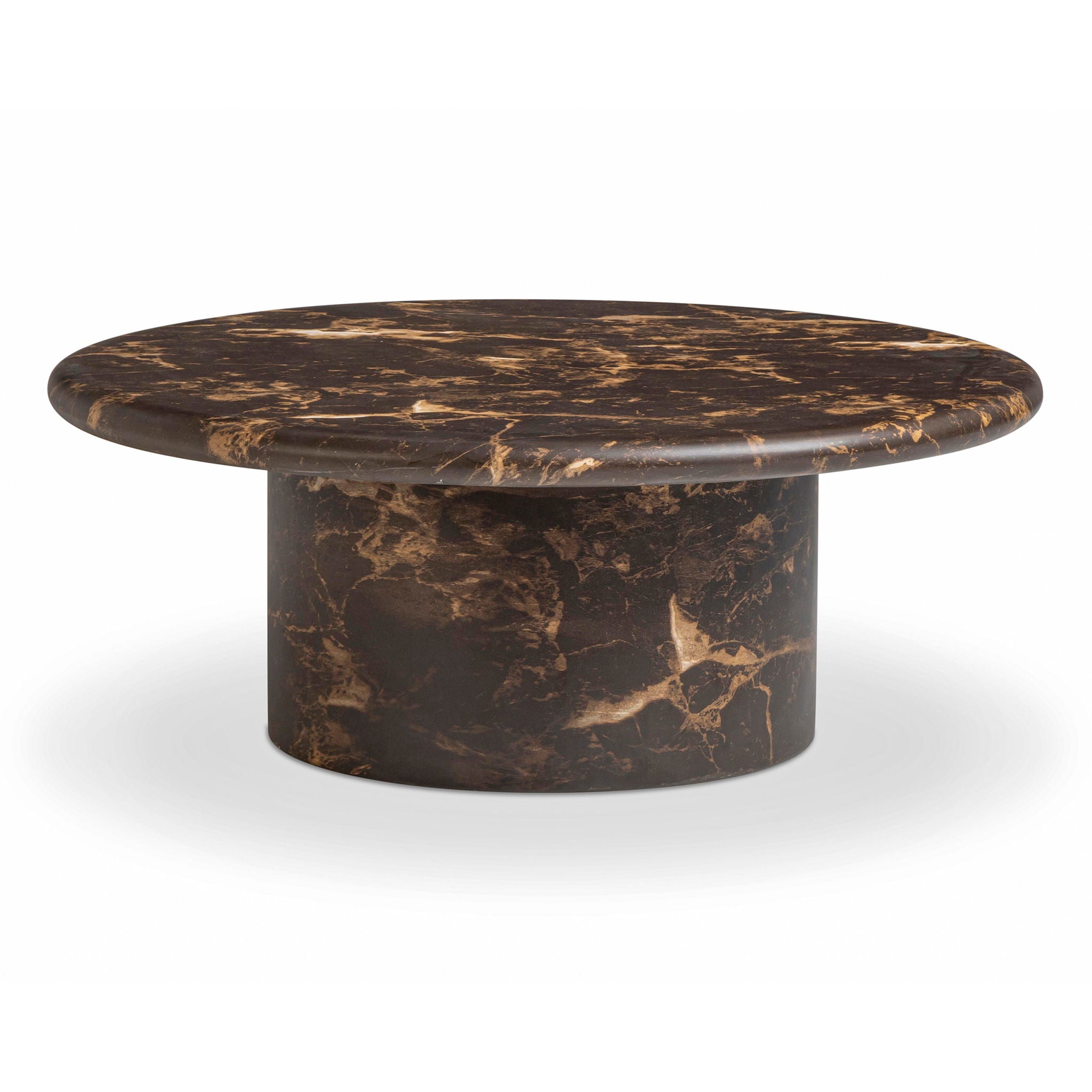 Byron - Round Coffee Table - Dark Brown