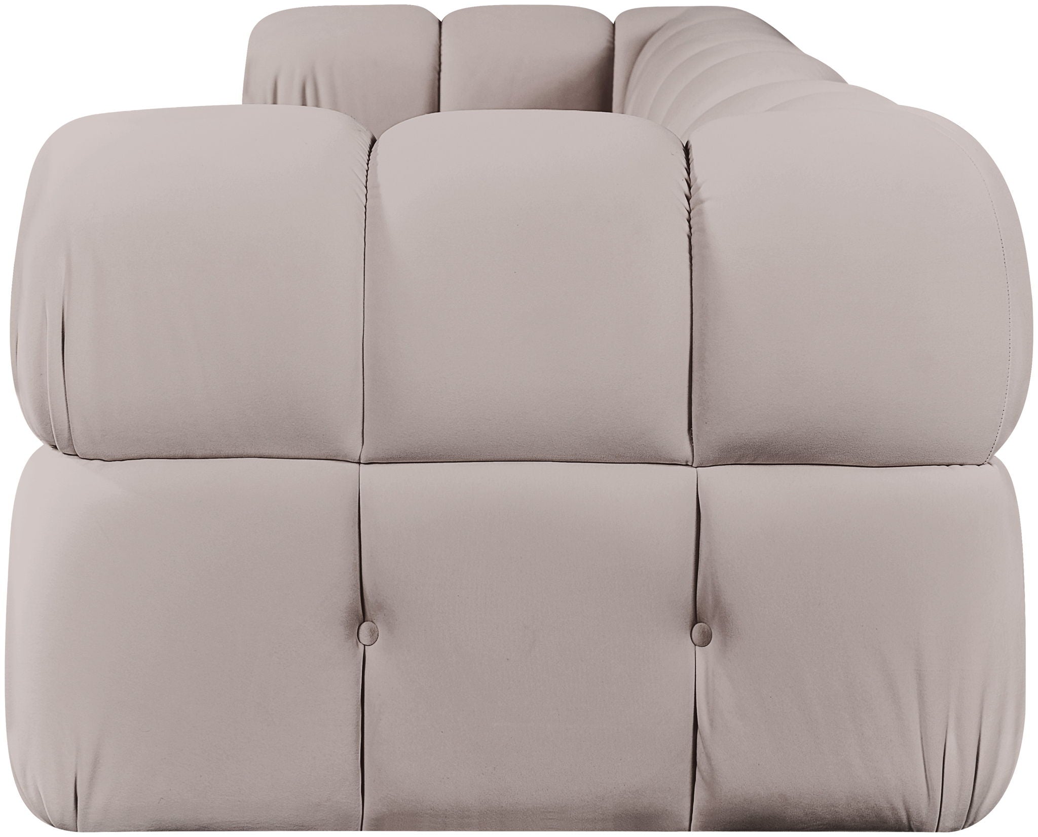 Orin - Velvet Performance Fabric Upholstered 3 Piece Modular Sofa