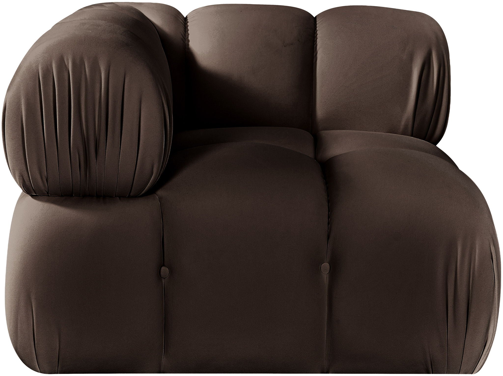 Orin - Velvet Performance Fabric Upholstered Modular Corner Chair