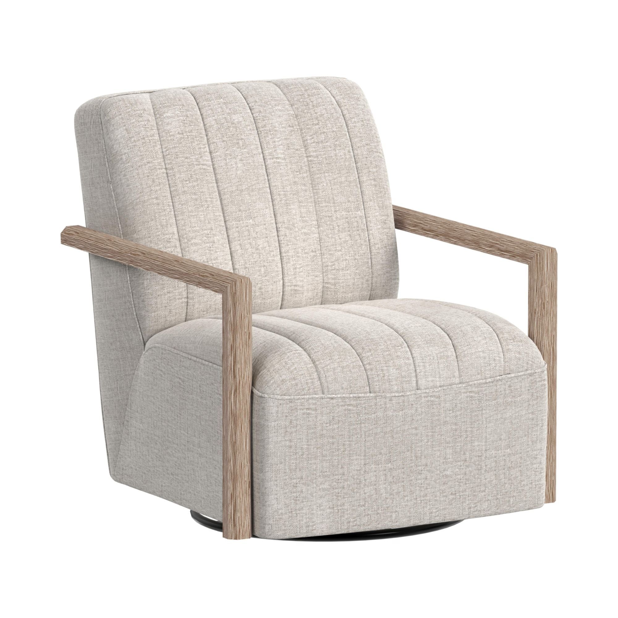 Blaze - Swivel Chair - Laurence Cream