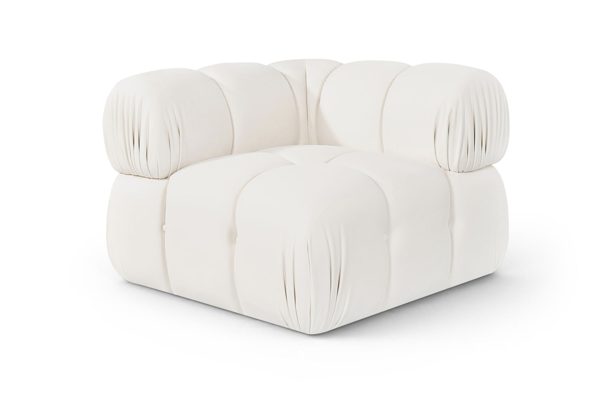 Orin - Velvet Performance Fabric Upholstered Modular Corner Chair