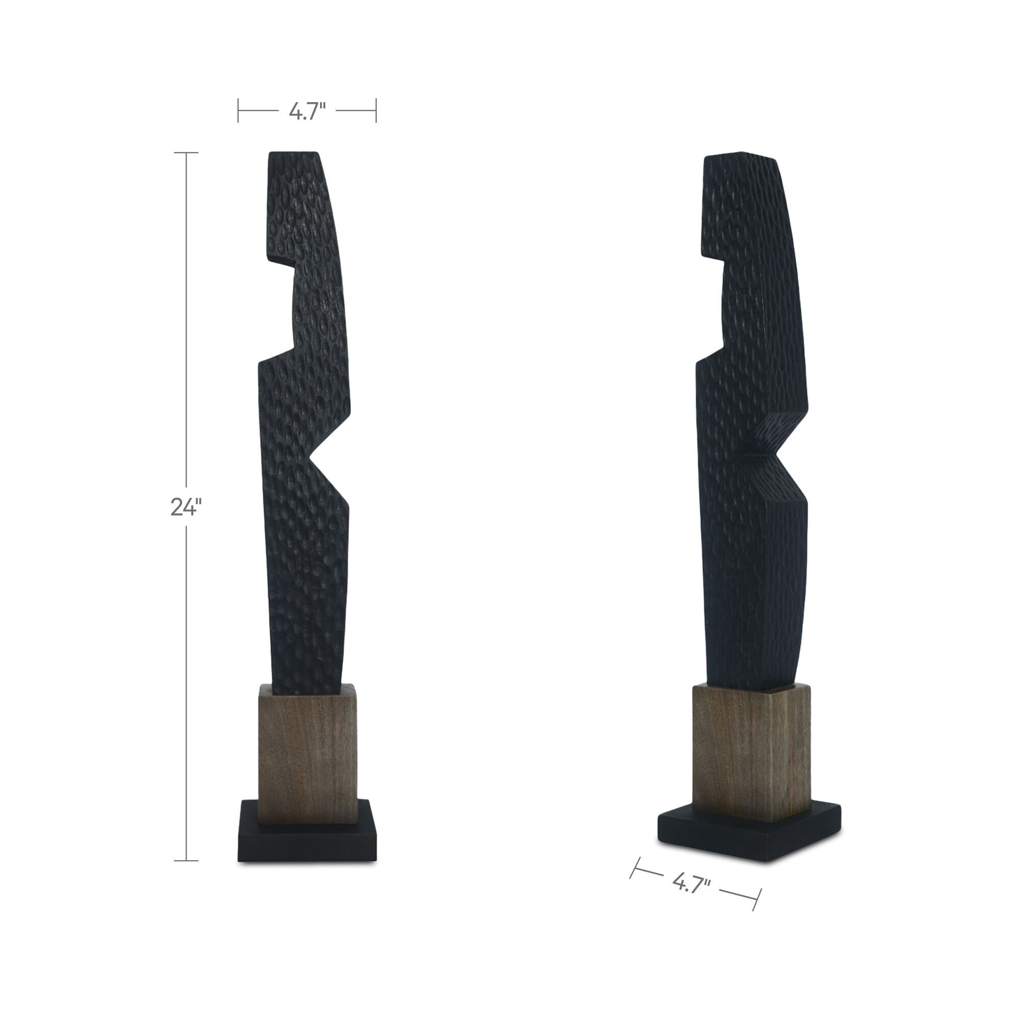 Fenn - Sculpture - Black