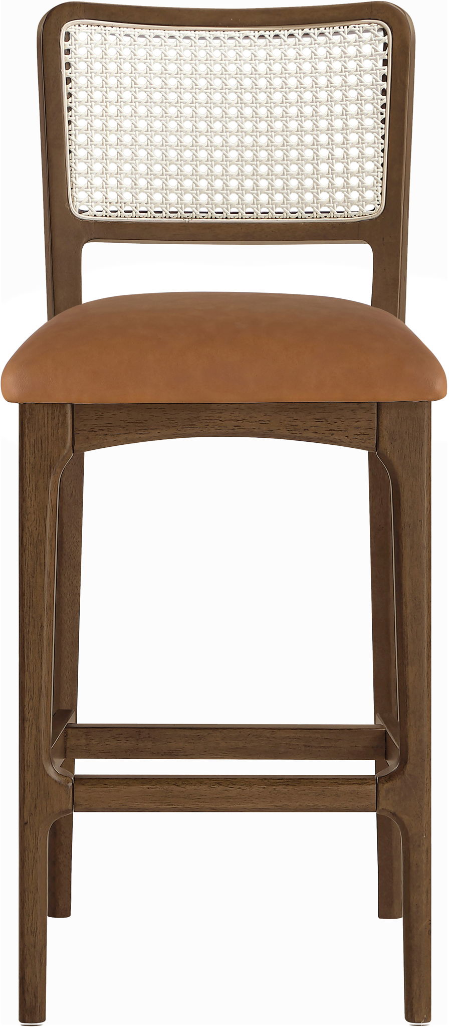 Atrium - Upholstered Bar Stool (Set of 2) - Brushed Brown Frame