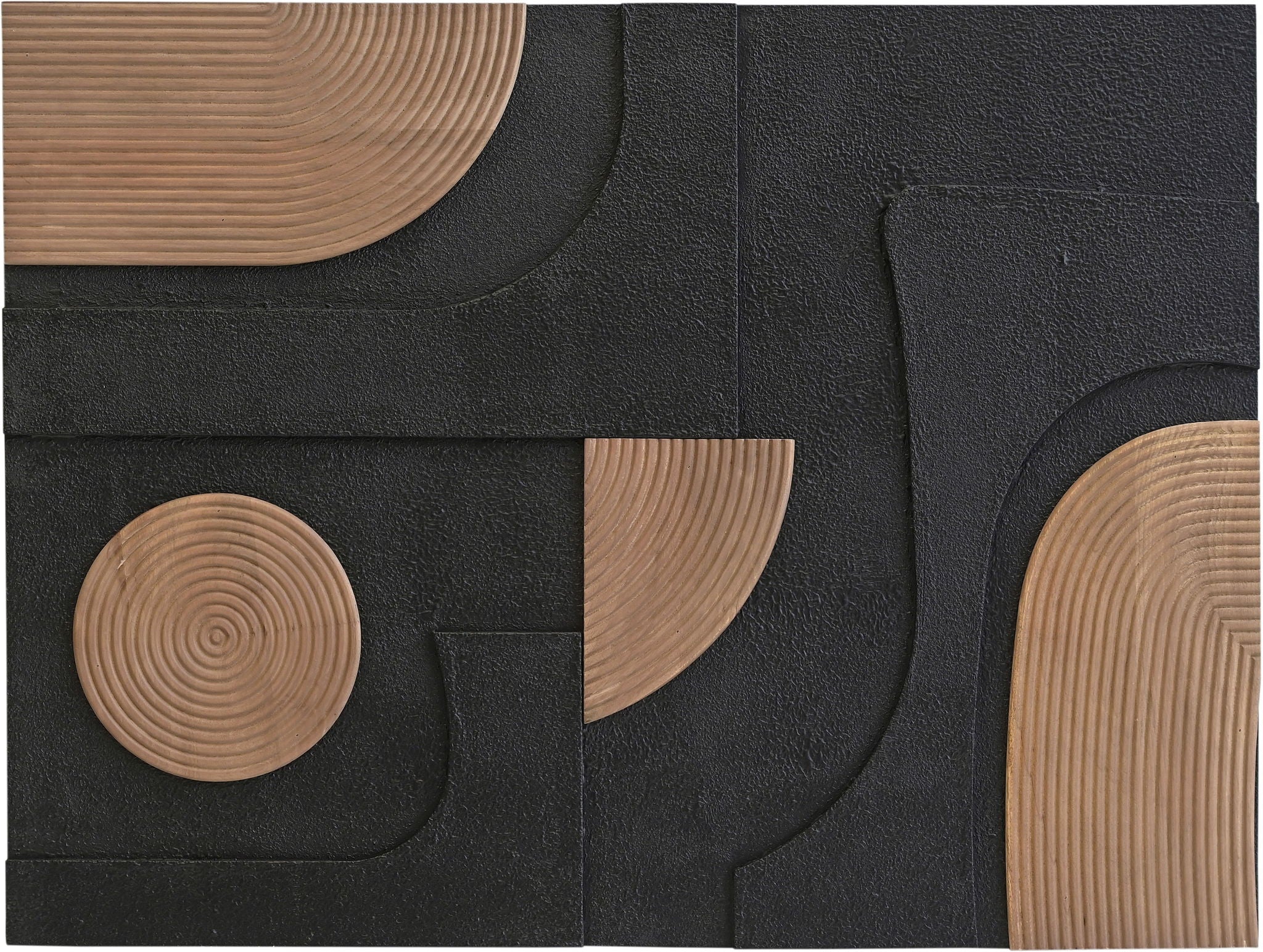 Element - Mango Wood Wall Decor - Black