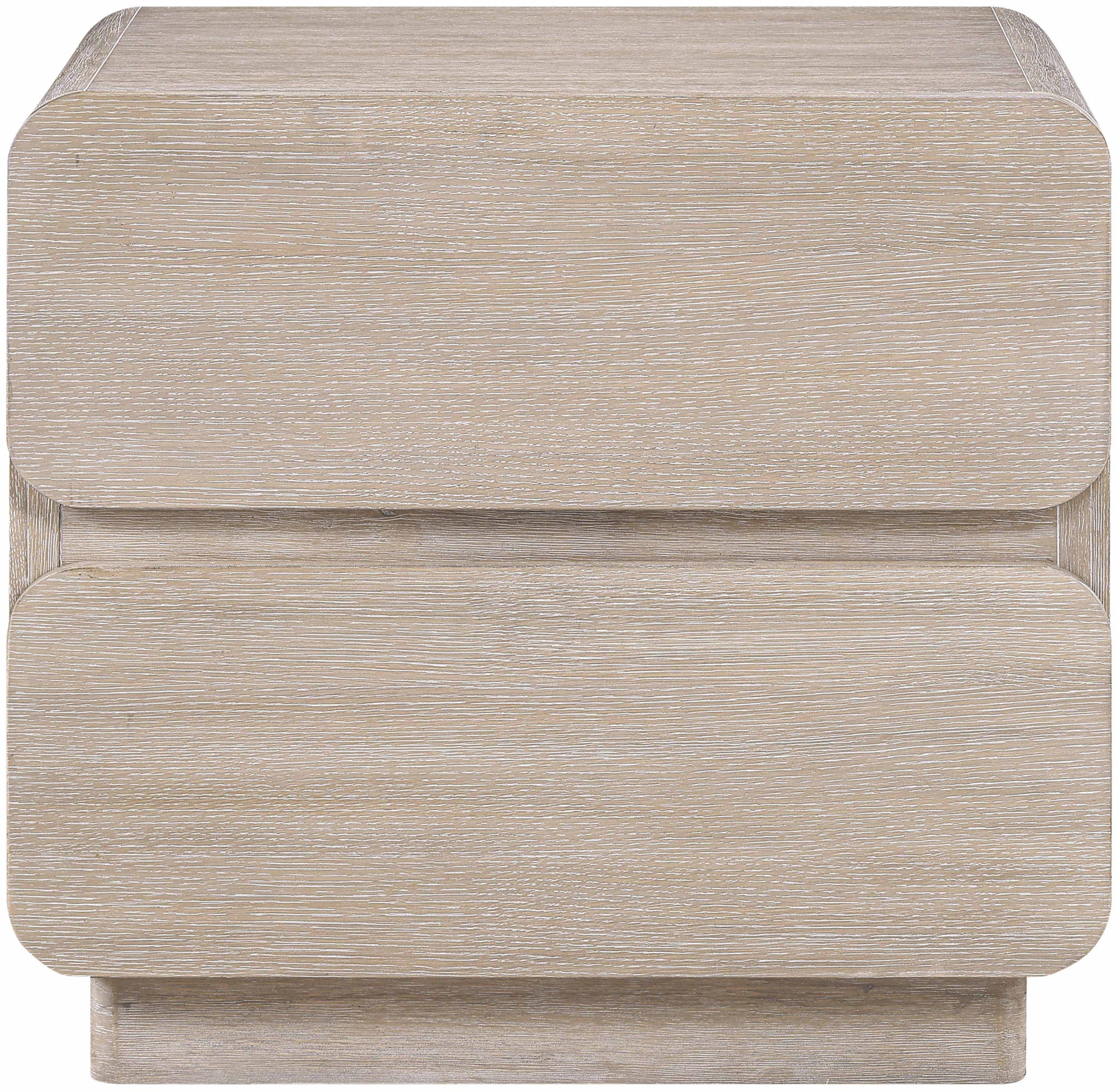 Adagio - Solid Wood And Oak Veneer Nightstand