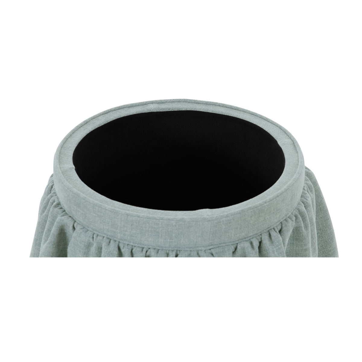 Heidi - Storage Ottoman - Light Blue
